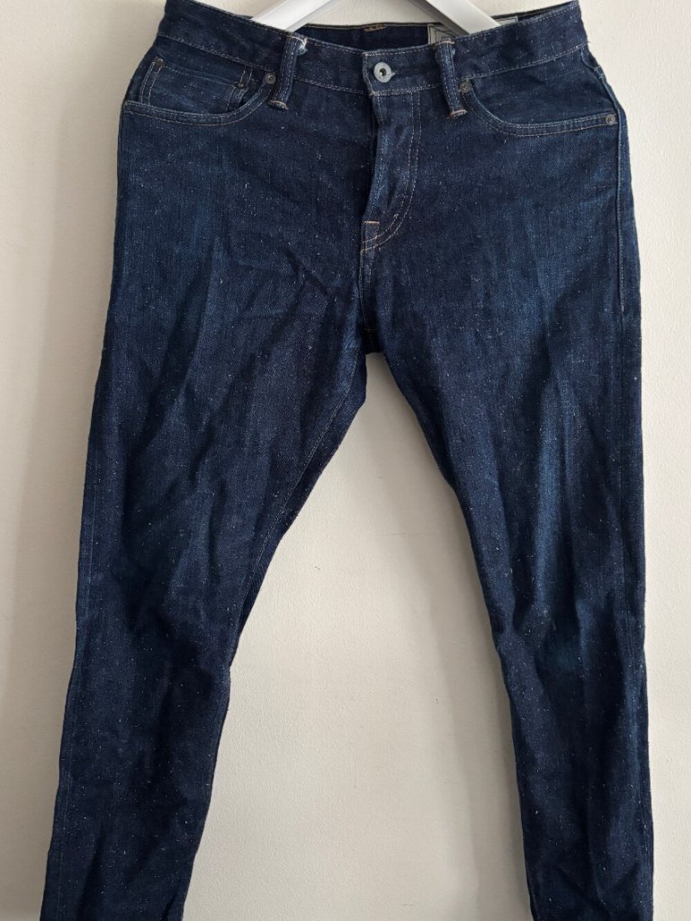 $400 Rogue Territory Strong Taper Neppy Indigo Japanese Denim Selvedge Jeans